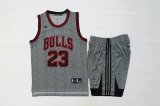 Chicago Bulls #23 Michael Jordan Grey fashion nba suits