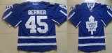 Reebok Toronto Maple Leafs BERNIER 45# blue nhl Jerseys