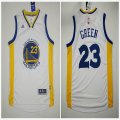 Golden State Warriors #23 Draymond Green white nba basketball jersey