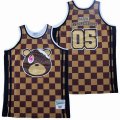 NCAA Late Registration #05 Yellow High School jerseys-SG