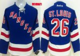 women Reebok New York Rangers #26 Martin St. Louis blue nhl jerseys