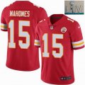 Nike Kansas City Chiefs #15 Patrick Mahomes red Color Rush Limited Jerseys