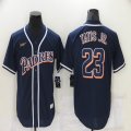 Nike San Diego Padres #23 Fernando Tatis Jr. blue majestic baseball Jersey-BD