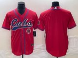 Nike Chicago Cubs blank red majestic MLB baseball jerseys Joint name-BD