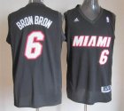 2013 Adidas Miami Heat #6 Bron Bron Black NBA Jerseys