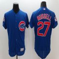 2016 Chicago Cubs Addison Russell #27 blue Flexbase Authentic Collection Jersey