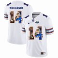 Custom Florida Gators #14 Chris Williamson white fashion college football jersey