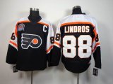 Philadelphia Flyers #88 Eric Lindros Black CCM Throwback Hockey Jersey C patch