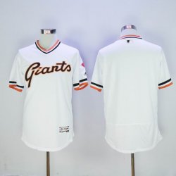 San Francisco Giants blank white throwback Flexbase Authentic Collection Jersey