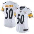 Women Pittsburgh Steelers #50 Ryan Shazier Nike white Color Rush Limited Jersey