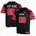 custom Utah Utes black college football jersey