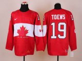 2014 NHL Canada team TOEWS 19# red hockey jerseys