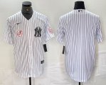 Nike New York Yankees blank white MLB baseball Jersey Joint name -BD 02