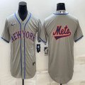 Nike New York Mets blank gray majestic mlb jerseys-BD