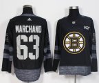 Adidas Boston Bruins #63 Brad Marchand black 2017 Centennial Classic Premier Player Jerseys