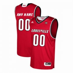 Custom Louisville Cardinals red college basketball jersey