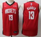 Youth Nike Houston Rockets #13 James Harden red Basketball jersey-S8