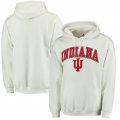 Fanatics Branded Indiana Hoosiers White Campus Pullover Hoodie