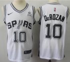 San Antonio Spurs #10 Demar Derozan white nike nba jersey-S8