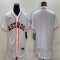 Nike Houston Astros blank white Flexbase Authentic Collection Jersey -BD