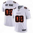 Customized Nike Cincinnati Bengals white Color Rush Limited Jersey Shadow edition