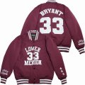 Lower Merion #33 Kobe Bryant red Stitched Jackets-SG