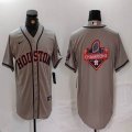 Nike Houston Astros blank grey majestic baseball jerseys-BD 05