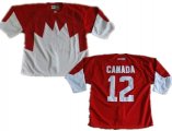 NHL Canada team 12# White hockey jerseys