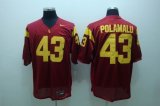 NCAA #43 POLAMALU Red Jerseys