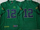 Notre Dame Fighting Irish #12 Green College Football Jersey-PNS