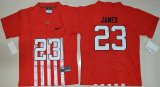 2016 Youth Ohio State Buckeyes Lebron James 23 College Football Alternate Elite Jersey - Red