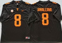 Tennessee Volunteers #8 Nico lamaLeava black College Football Jerseys