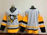 Reebok Pittsburgh Penguins blank White yellow hockey Jersey