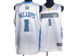 Denver Nuggets 1# BILLUPS white jersey