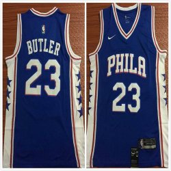 Nike Philadelphia 76ers #23 Jimmy Butler blue basketbal Jersey