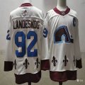 Adidas Quebec Nordiques #92 Gabriel Landeskog white hockey jerseys-PD