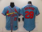 St. Louis Cardinals Nolan Arenado Skyblue Flexbase Authentic Collection Jersey-BD