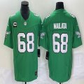 Nike Philadelphia Eagles #68 Mailata green baseball jerseys C patch-BD