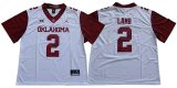 Custom Oklahoma Sooners #2 CeeDee Lamb White College Football Jersey