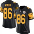 Men Pittsburgh Steelers #86 Hines Ward Nike black Color Rush Limited Jersey