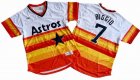 Houston Astros Craig Biggio Nike White orange Home Cooperstown Collection Player Jersey