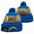 2024 San Diego Chargers blue white yellow NFL Sports Cuffed Knit Hats 01