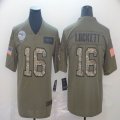 Seattle Seahawks Tyler Lockett #16 green Nike Camo 2019 Salute to Service Retired Limited Jersey-BD