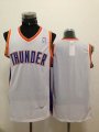 Oklahoma Thunder blank white nba basketball jerseys