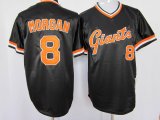 San Francisco Giants 8 MORGAN black MLB Jerseys