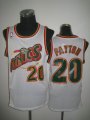 Seattle SuperSonics 20# Gary Payton white NBA Jerseys