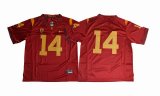 Southern California College Football #14 Nike Limited Jersey - Red