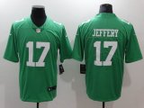 Nike Philadelphia Eagles #17 Alshon Jeffery light green Color Rush Limited Jersey