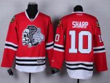 Chicago Blackhawks Patrick Sharp #10 red ice hockey jersey