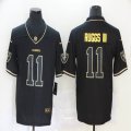 Nike Raiders #11 Henry Ruggs III black Gold Color Rush Limited Jersey